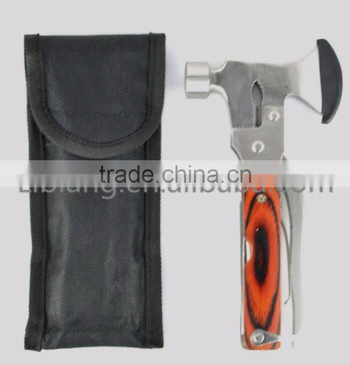 Outdoor multifunction emergency folding hammer plier