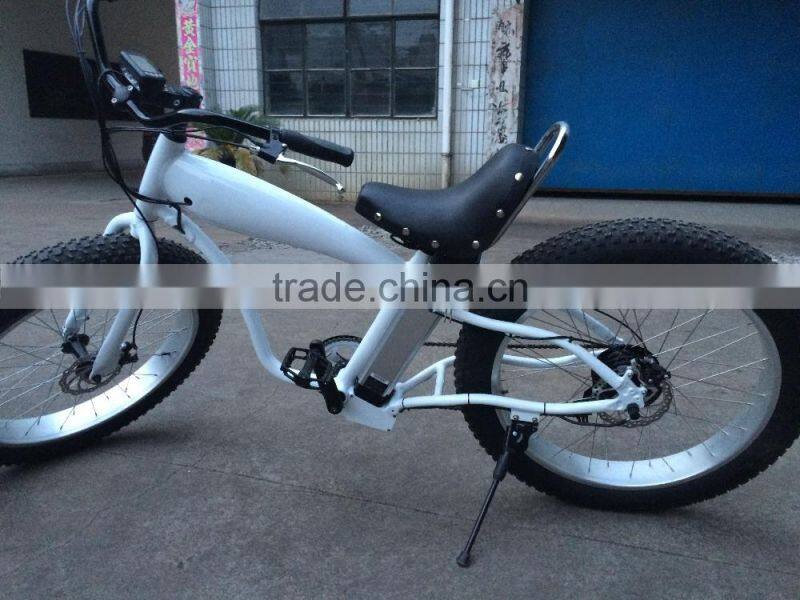 26" electric fat bike adult electric bicycle fat tire ebike