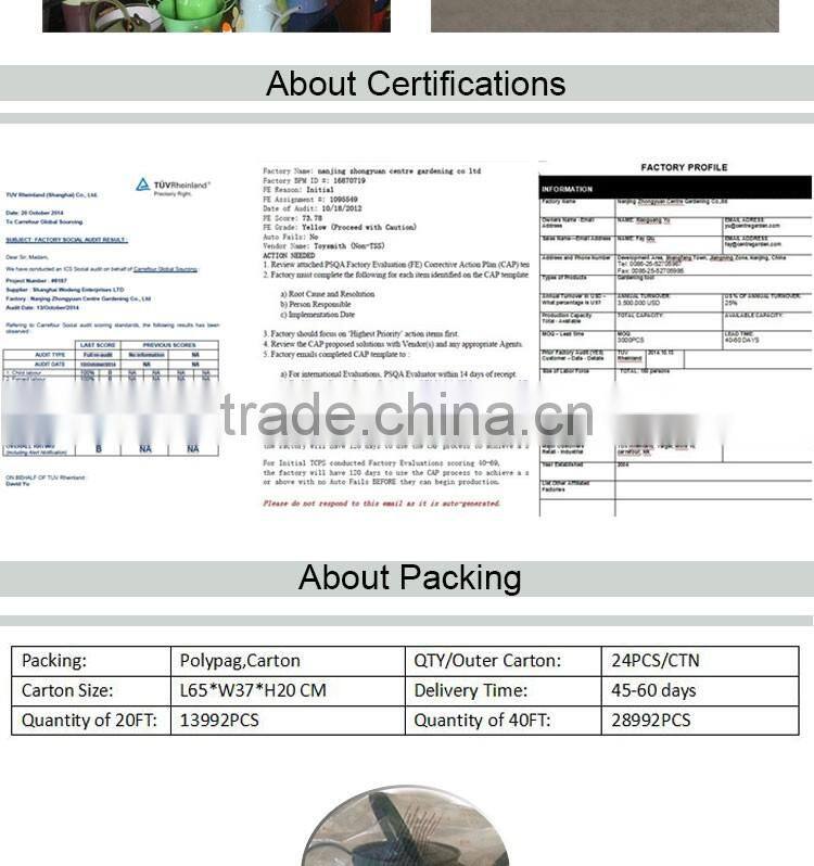 Small Kids Garden Colored Metal Pot