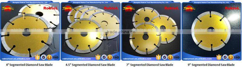 4" 14mm High Segmented Diamond Saw Blade Angle Grinder Circular Cutting Disc Disk Wheel Universal Stone Brick Block Concrete