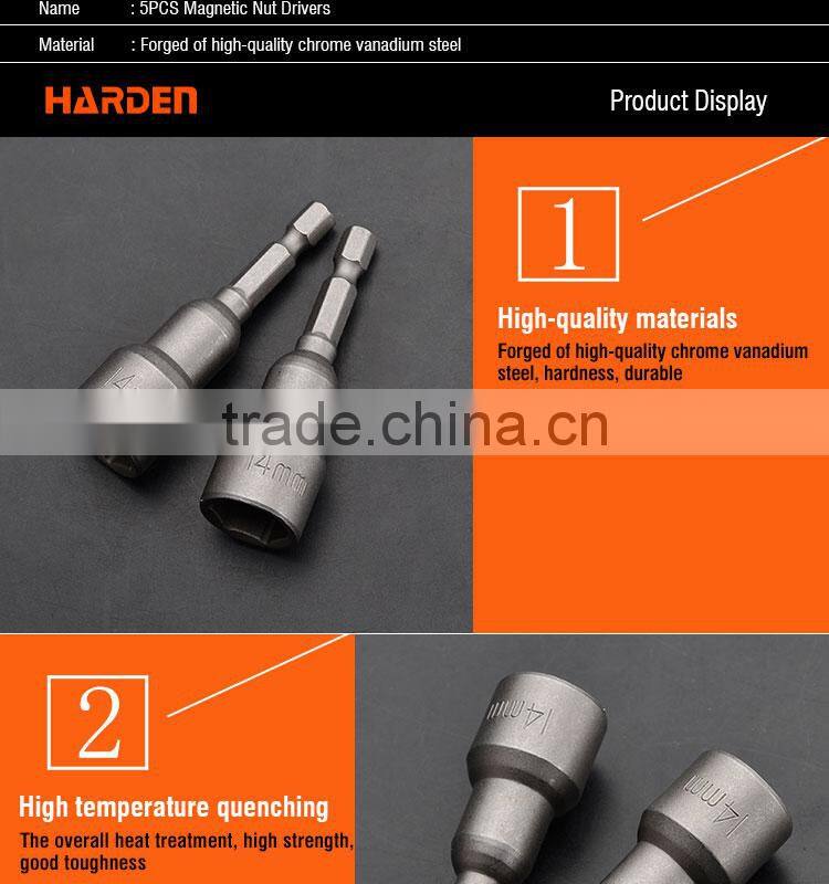 Professional 5pcs Custom Magnetic Nut Driver