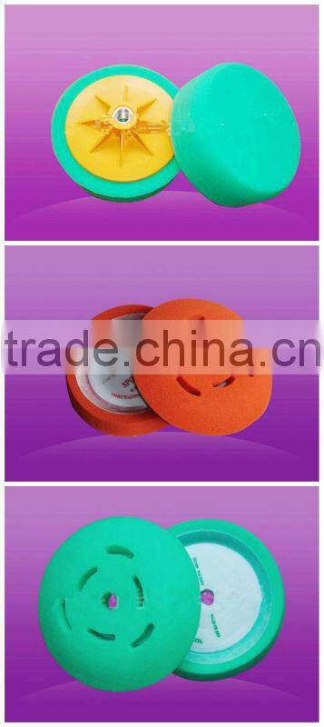 Concavity polish pad with holes