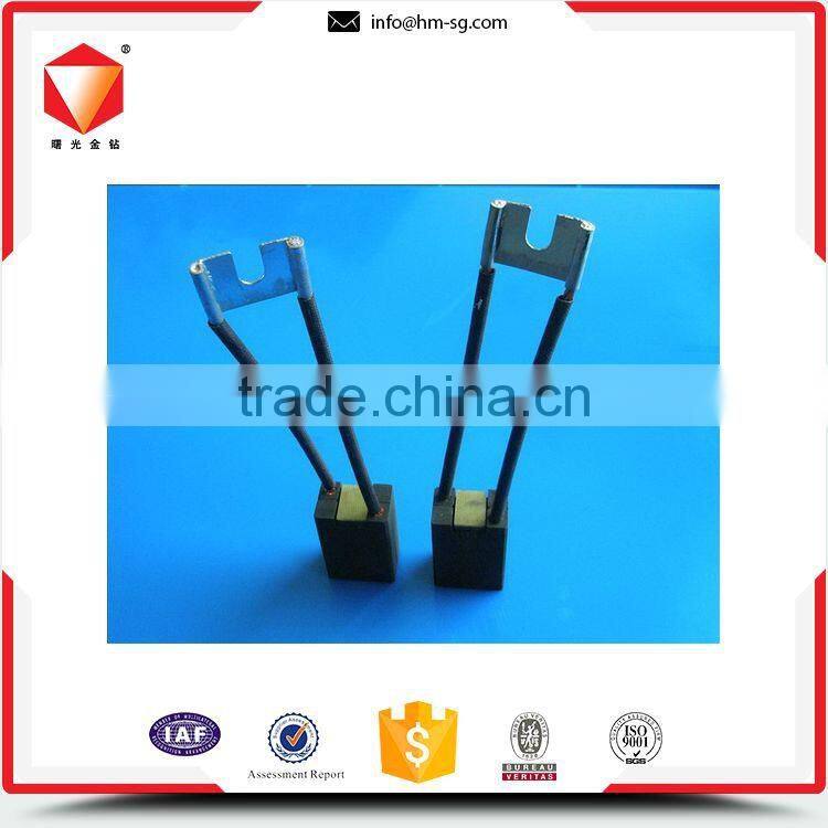 High quality high efficiency carbon brush for industrial machinery
