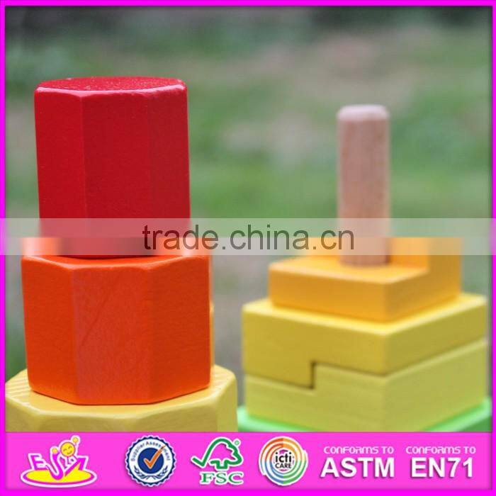 2016 new design children educational wooden shape sorter toy W13D130