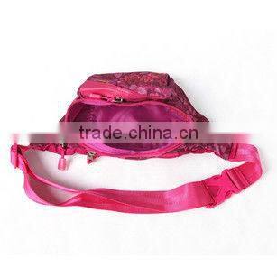 2014 printing cycling waist bag for woman