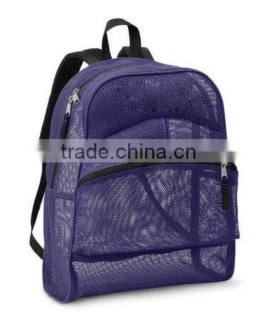Mesh Back Pack with large main compartment