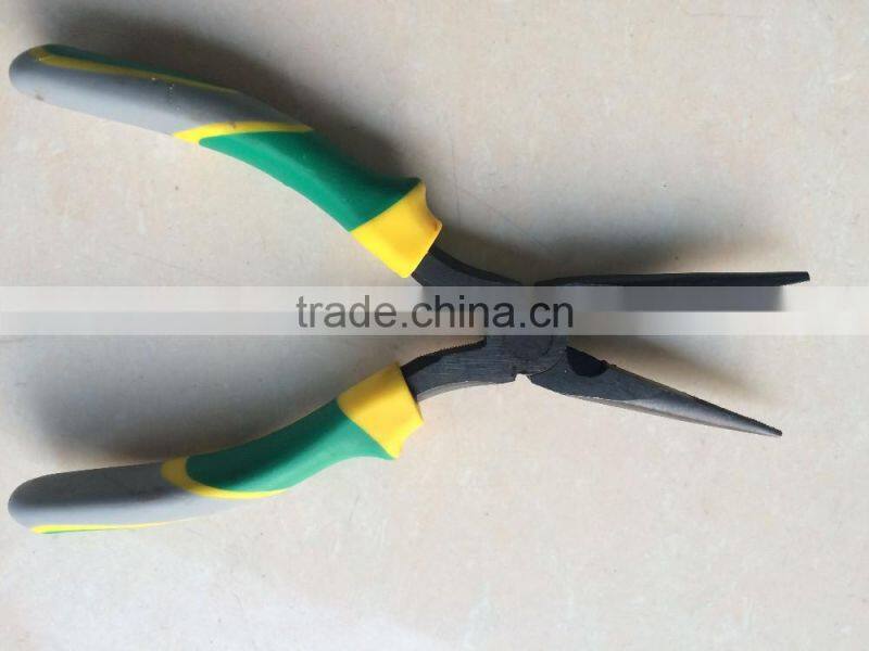 Cheap price 200mm/8'' long nose clamp plier, high quality needle nose plier