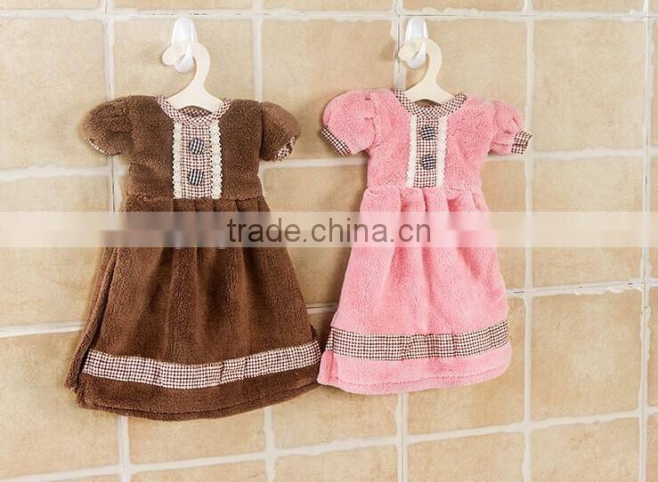 Best Quality Princess Dress Printed Kids Small Airline Hand Towels For Children Microfiber Hand Towel