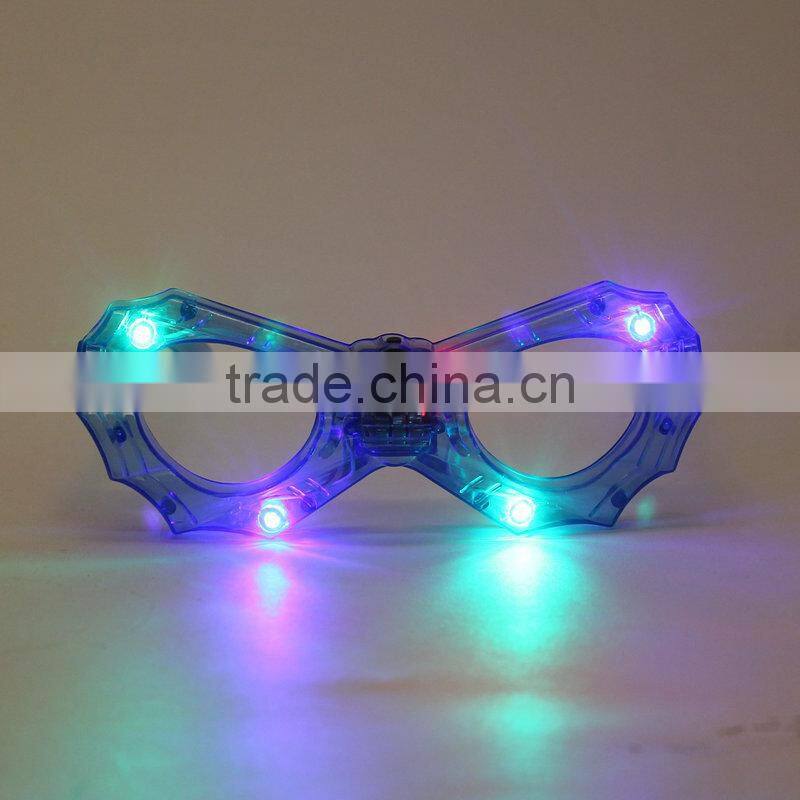 Plastic Party Flashing Glasses LED Glasses Light Up Glasses For Halloween