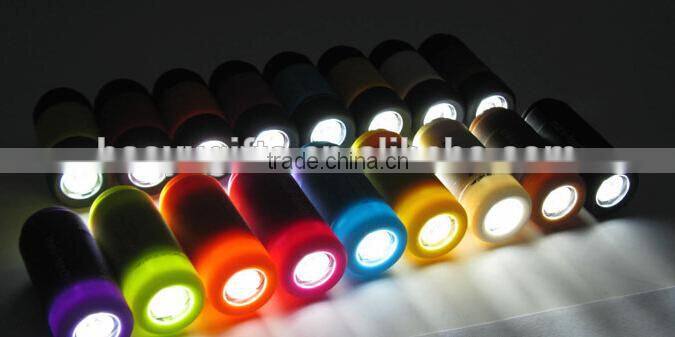 2015 Hot Cheap Aluminium alloy customized rechargeable mini logo led flashlight