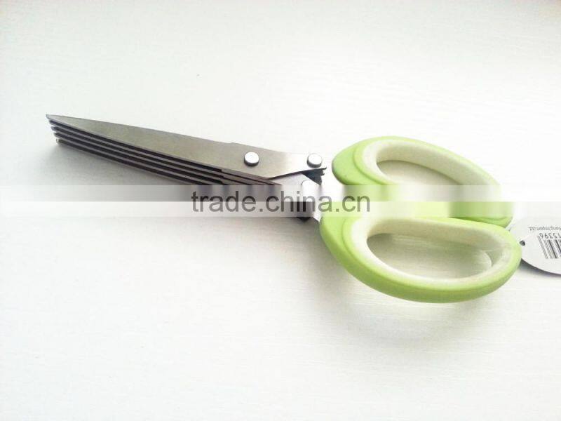 Five layers of scallions scissors/Stainless Steel Herb Scissors