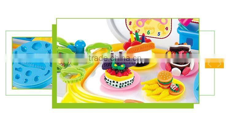 Interesting intelligence kids play diy toys color clay modeling tools
