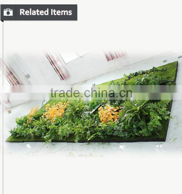 Artificial vertical garden Artificial plant wall decorarion fake green wall