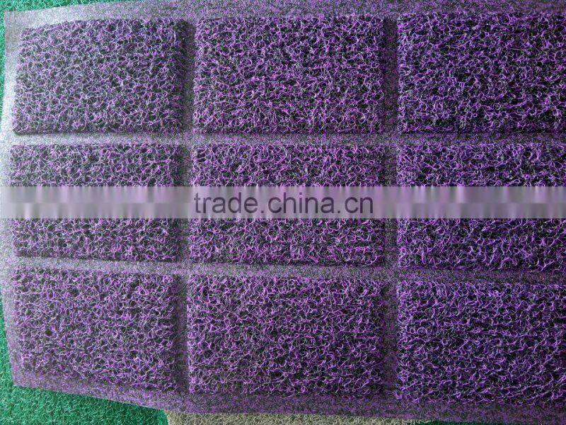 15mm customized pvc coil mat rubberly like soft
