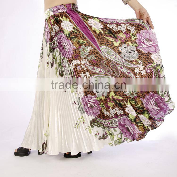 High quality belly dance long skirt ruffle gypsy style belly dance wear skirt