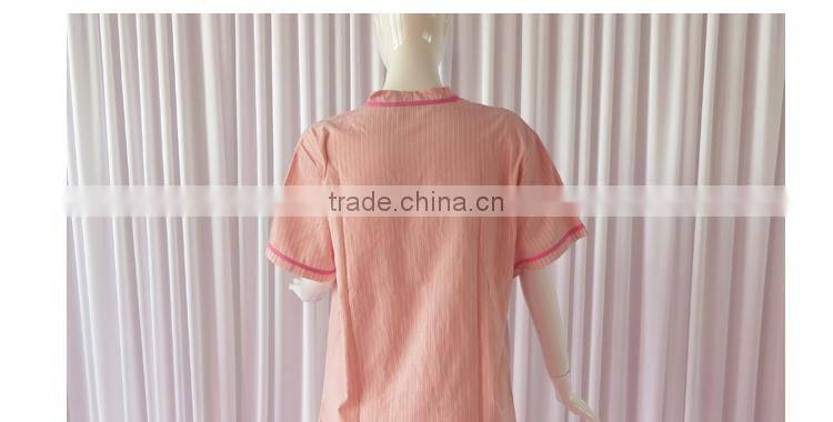 Pink/Blue Korean Style Sweat Steaming Clothes Striped Pajamas Unisex Tracksuit Plus Size Pajamas For Spa