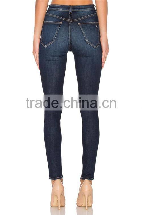 New Fashion 2017 Comfortable Sexy Ladies Jeans Pants Designs