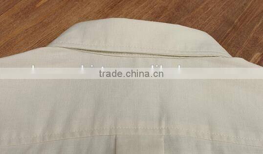 2016 men's long sleeve dress shirt , linen shirts