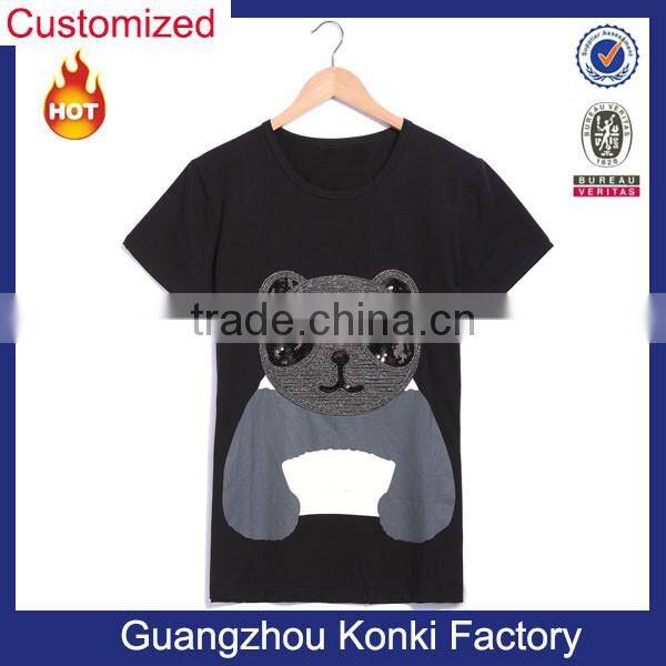 100% polyester high quality sports t-shirt simple white color