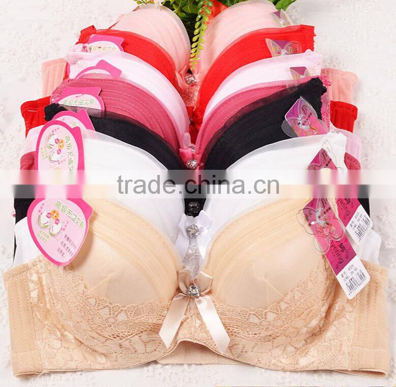 GZY sexy and comfortable Cheap nylon/spandex colored bra