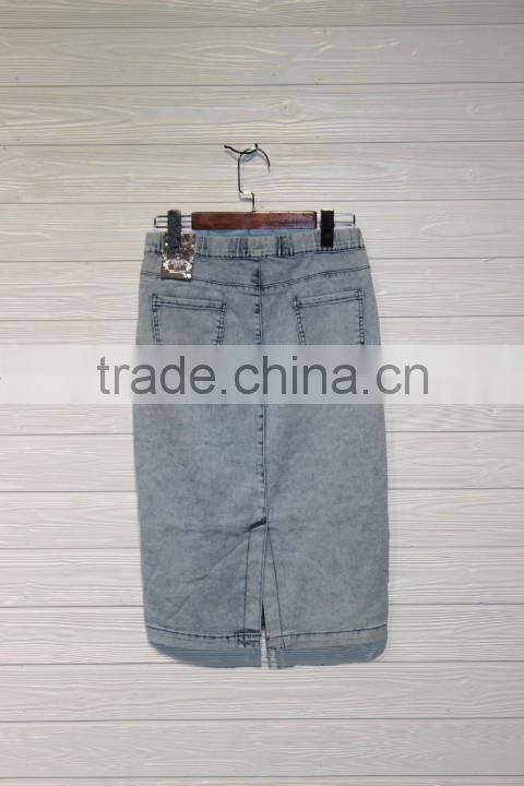 GZY stocklot jeans skirt jeans ladies jeans top design