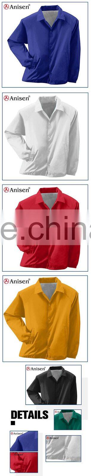 taslon nylon windproof and breathable men waterproof jacket