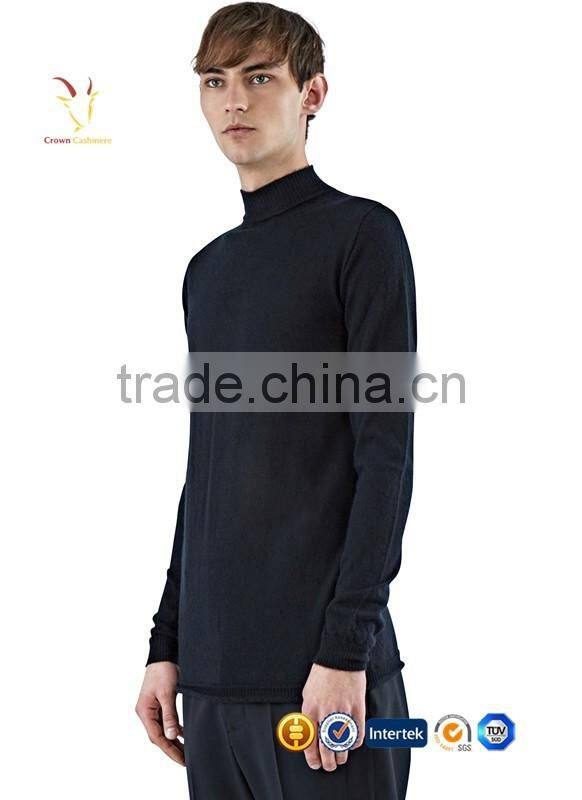 Mens Pure Cashmere Sweaters Knitted Mens Cashmere Wool Pullover