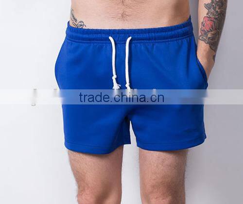 china wholesale hot-selling custom polyester/cotton gym shorts for men