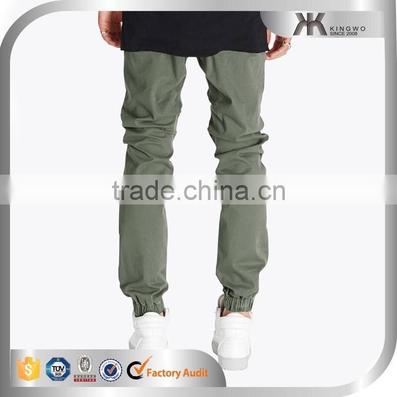 Solid Men Track Pants, Baggy Harem Pants, Man Elastic Leg Opening Jogger Pants