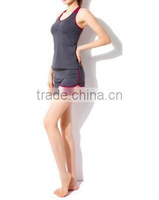 Red Summer Women Yoga Coordinates Wear Modal Sport Clothes