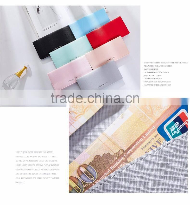 Wholesales New Design Fashion Large Space Card Holder Ladies Wallets For Promotion