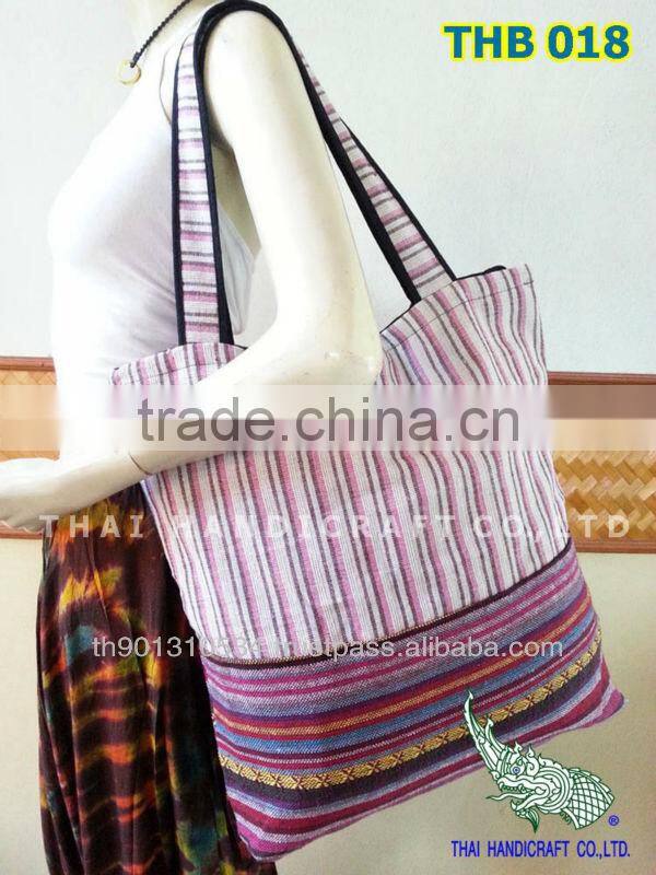 Thai Vintage HMONG woven fabrics Tote Bag