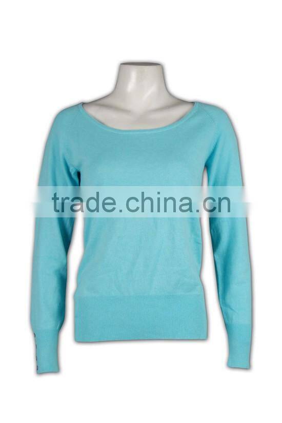 ISO9001/BSCI Manufature slim fit thick classic design sweater