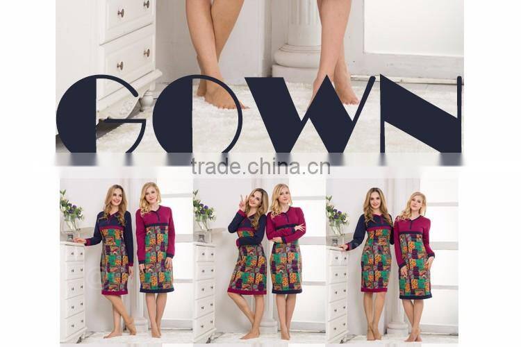 MAKE TO ORDER NEW WINTER DESIGN ARABIC WOMEN COTTON NIGHTGOWNS