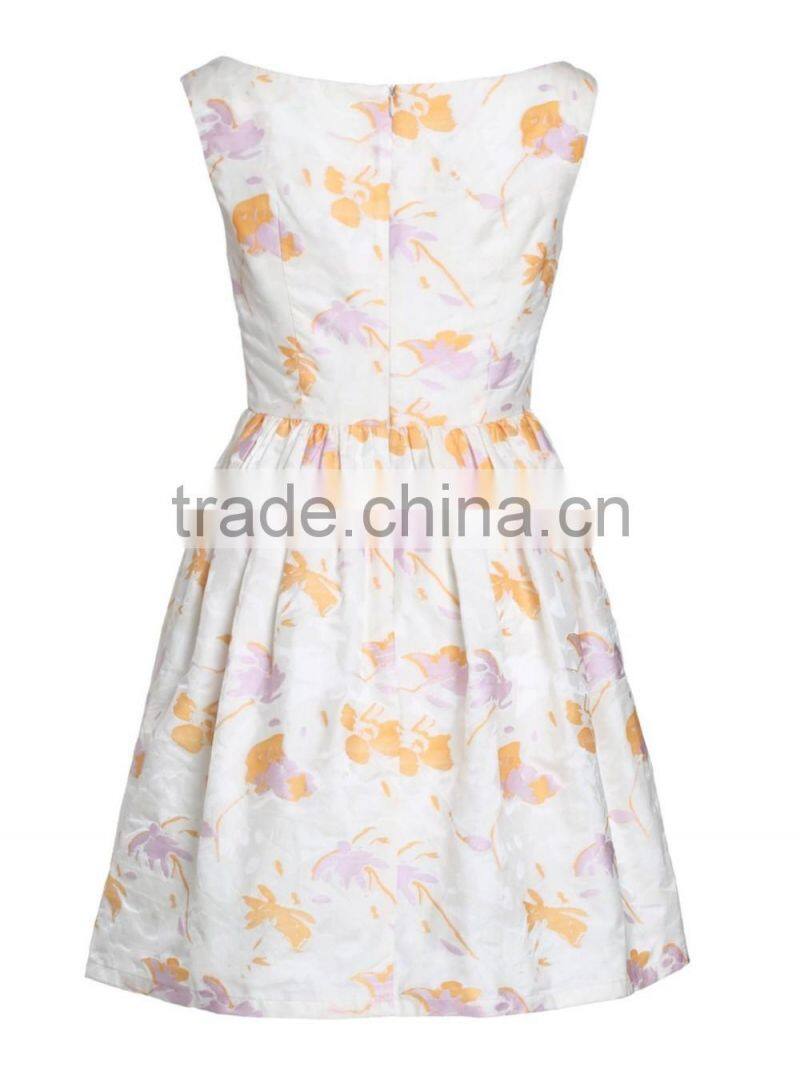 Modern Girls partysu jacquard fresh dress