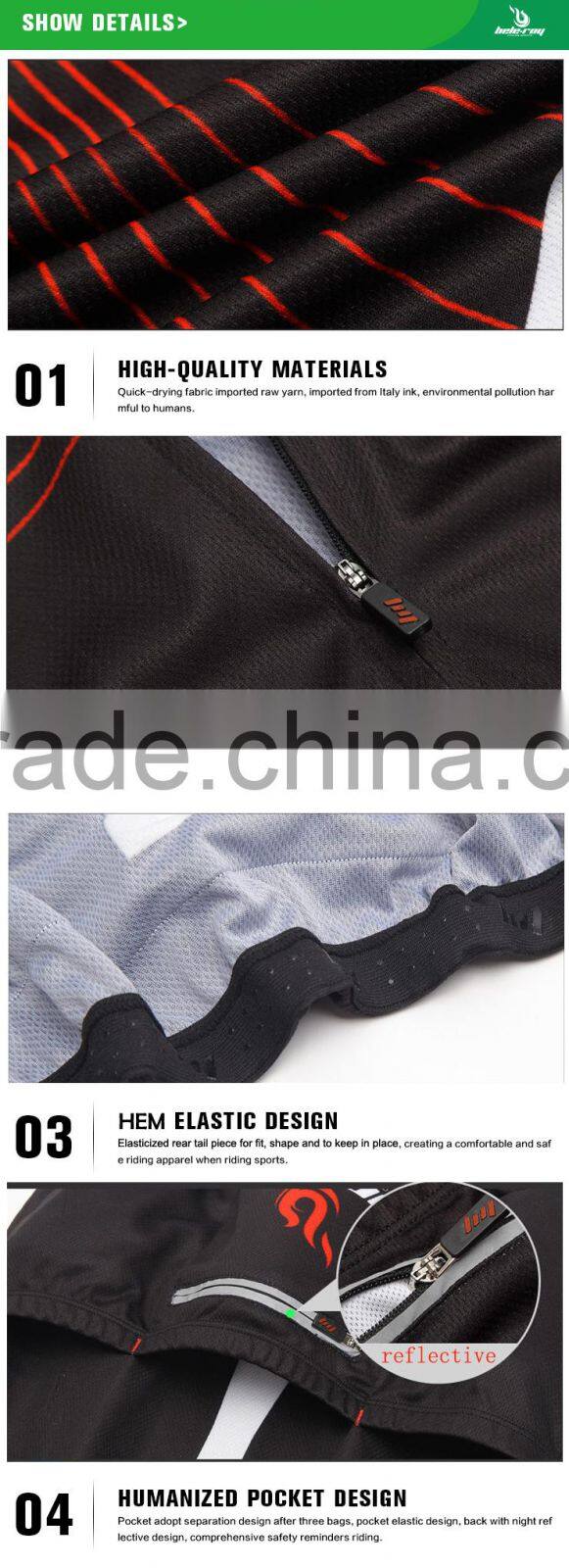 BEROY customized cheap plus size bicycle clothing short sleeve cycling bike gear