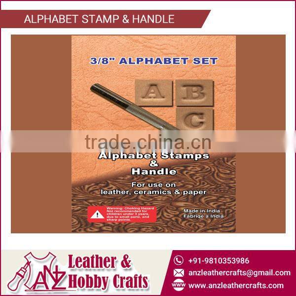 High Quality Alphabet Set for Punching on Leather
