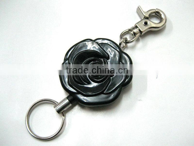 Entertain stylish Various Jelly Color alligator clip ID badge reel