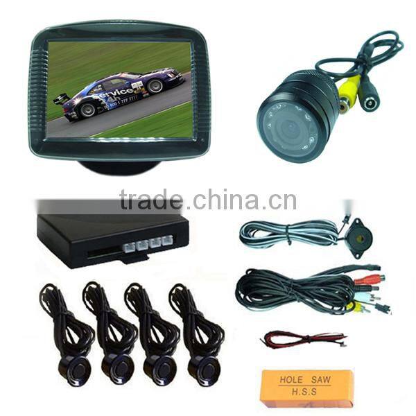 3.5 inch TFT Monitor Parking Sensor System Car Back Up Camera