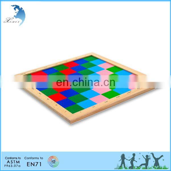 Preschool Wooden Educational Montessori Material EN71 Mathematic Toy Geometric Stick Material