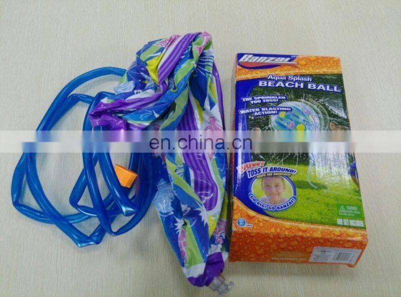 Promotion Outdoor Toys kids play Sprinkler Aqua splash Beach Ball