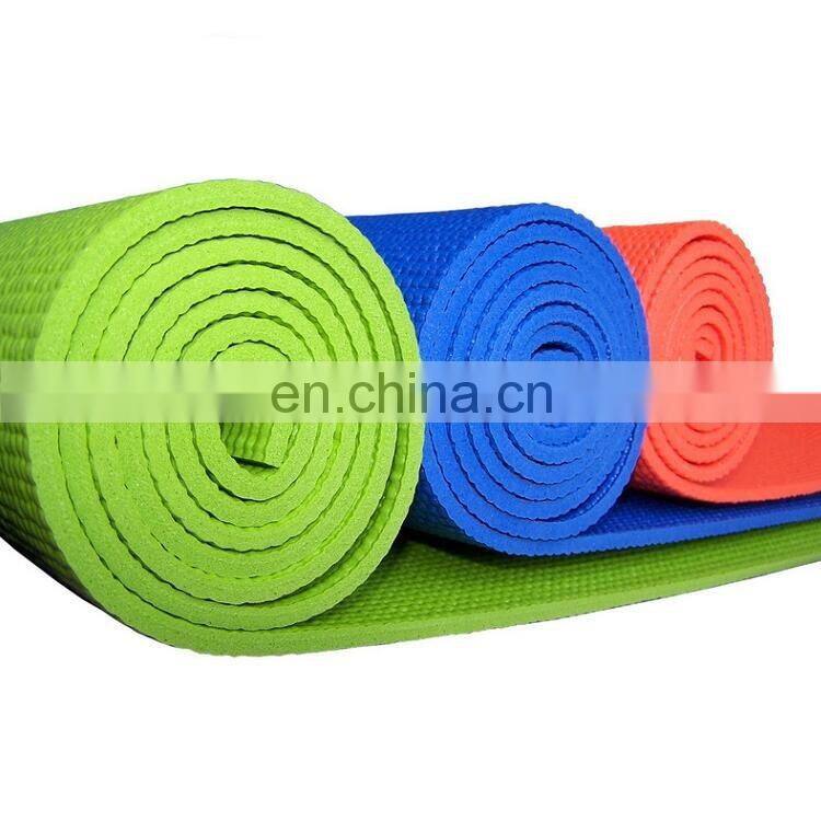 Wholesale custom printed PVC eco yoga mat manufacturer with yoga mat bag