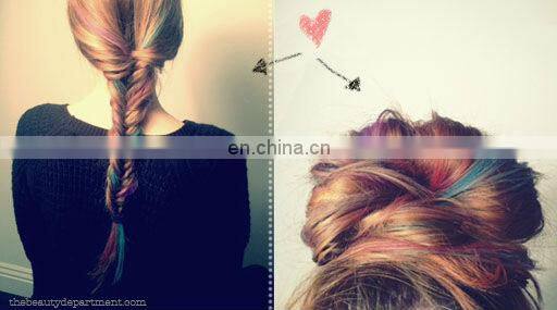 Top selling colored 24pcs/pack hiar chalk powder pastels