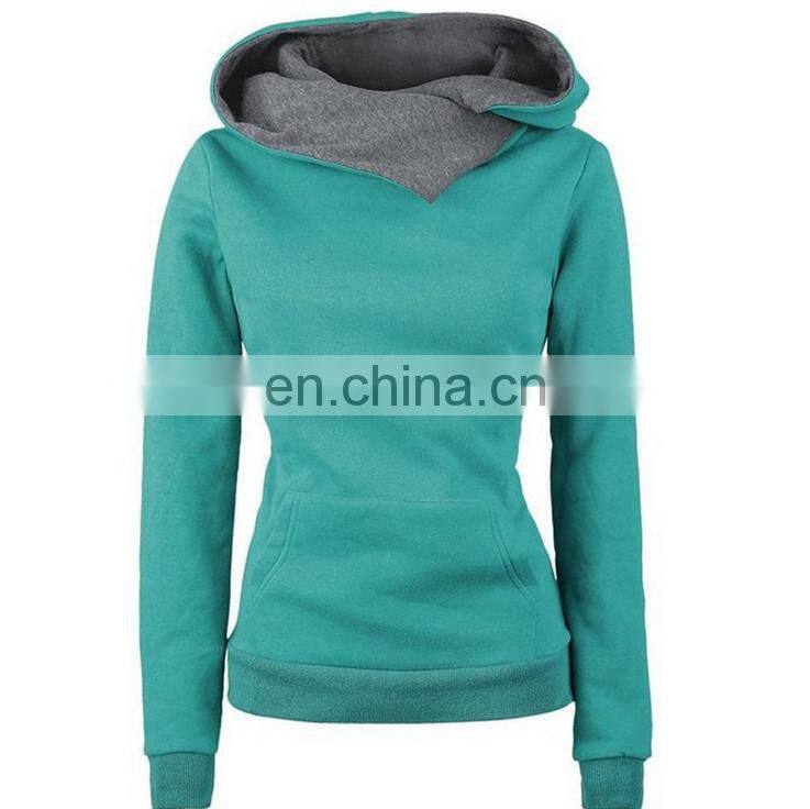 Women's Ladies Long Sleeve Hoodie Sweatshirt Sweater Jumper Hooded Coat Pullover