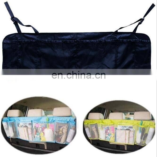 Car Trunk Seat Back Folding Oxford Organiser Multi-Pocket Auto Travel Hanging Storage Bag Car Seat Tidy Organizer Bag #SB0025