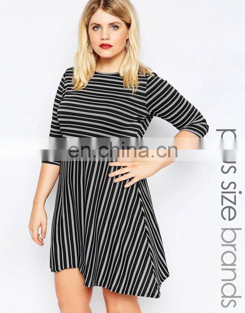 Plus size women clothing oem custom womens clothing fat women dresses