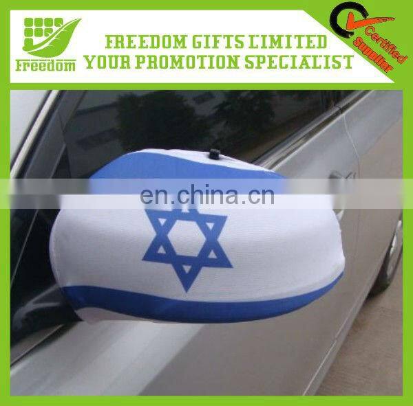 Logo Printed High Quality Custom Car Mirror Flag