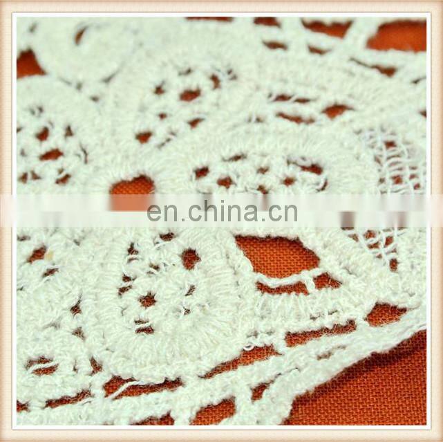 New Arrival cotton crochet neck trim for ladies clothes decoration
