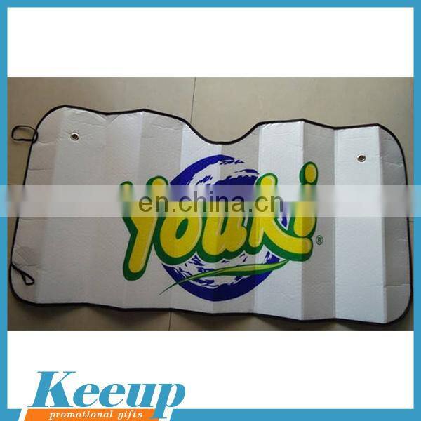 Custom Cardboard Car Window Sun Visor With Full Color Logo Printed