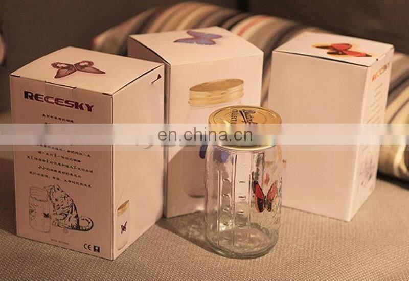 Artificial Wings Fluttering Butterfly Jar